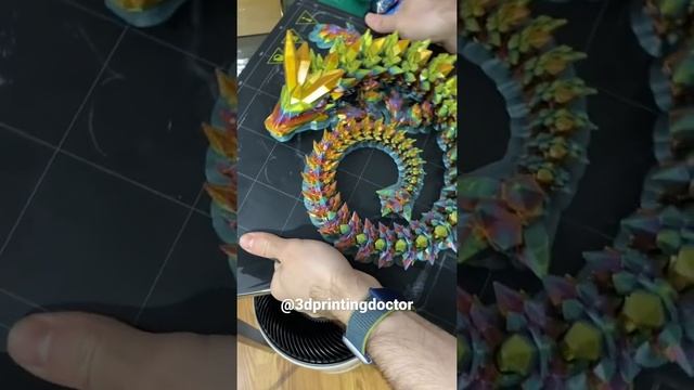 3D printed crystal dragon! смотреть онлайн