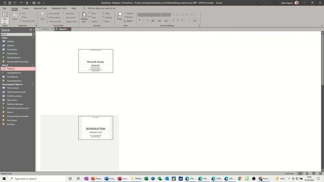 How to create a catalogue of products in Microsoft Access смотреть онлайн