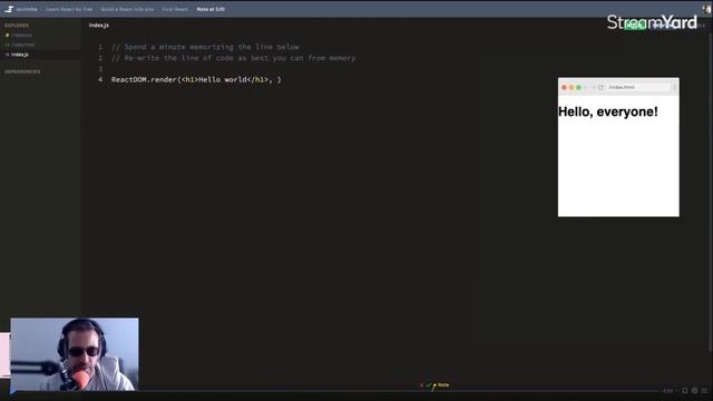 3 - First React смотреть онлайн
