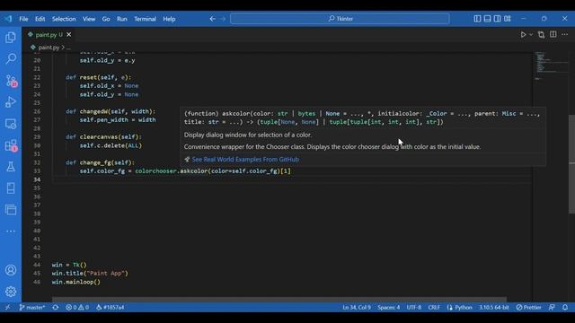 How To Create A GUI Paint Application Using Python | Tkinter Tutorial With Full Source Code смотреть онлайн