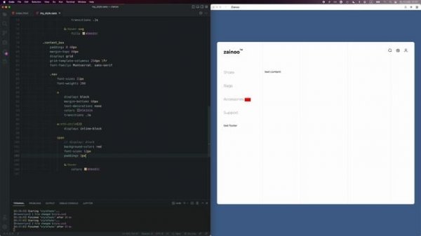 Figma disign to code HTML, CSS