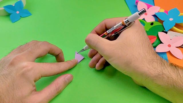 Simple Paper Flowers 🌺 || DIY Paper Flower Making Ideas смотреть онлайн