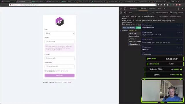 ? Mini-CRM for devs #laravel #vuejs #programming смотреть онлайн