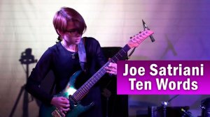 Joe Satriani - Ten Words (live guitar cover)