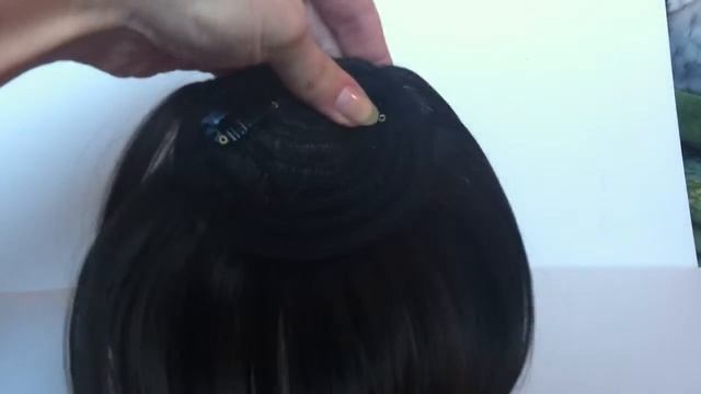 Накладная чёлка с Buyincoins: обзор цвета Dark Brown. смотреть онлайн