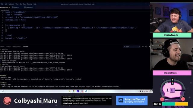 Serverless Guestbook with Cloudflare Workers ft. Kristian Freeman - Colbyashi Maru смотреть онлайн