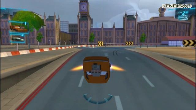 Snot Rod race at Buckingham Sprint, Cars 2 The Video Game PC Gameplay 1080p HD смотреть онлайн