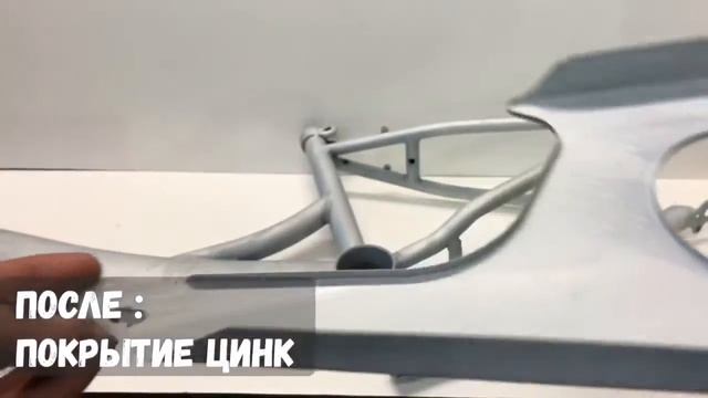 Реставрация Велосипеда VIRAG Покрытие ЦИНК НИКЕЛЬ ХРОМ смотреть онлайн