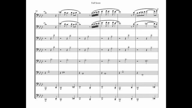"Anemoia" for Trombone Octet - Sheet Music смотреть онлайн
