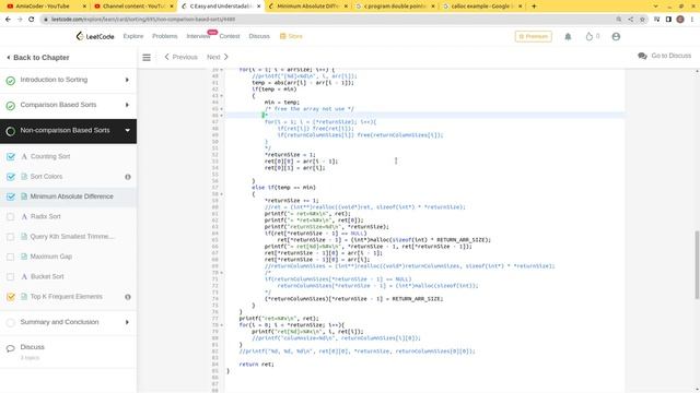 Leetcode -- Oral Mind: Minimum Absolute Difference - 20230206 Debug (3-3/4) Accepted solution смотреть онлайн