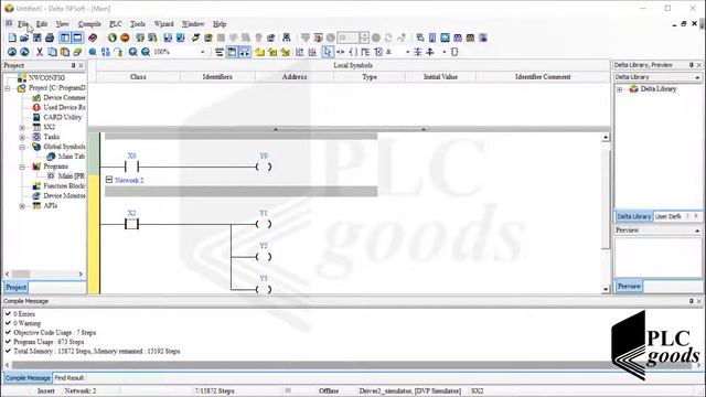 Delta PLC basics | link function in ISPSoft HWConfig, how to use COMMGR communication driver смотреть онлайн