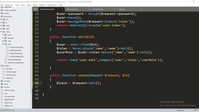 Implementing Spatie Role and Permission in Blade | Laravel Tutorial | 03 смотреть онлайн