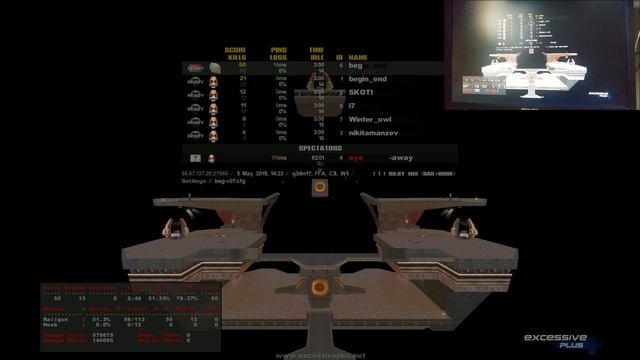 Quake 3, 05.05.19 - aim training / тренировка аима смотреть онлайн