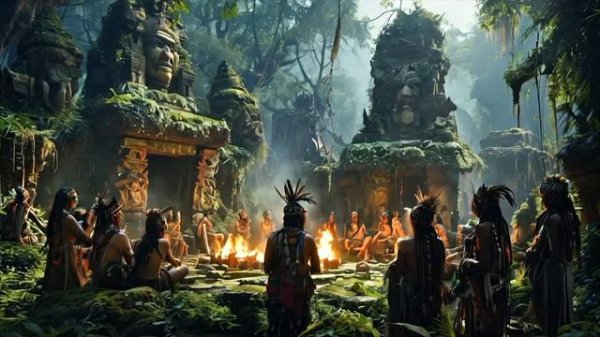Shamanic Gathering in the Ancient Ruins (AI music)
