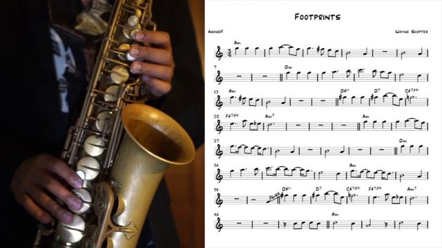 Footprints (easy Solo) For Saxophone
