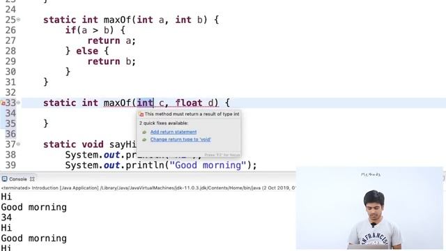 Methods in Java | Java Placement Course | Lecture 23 смотреть онлайн