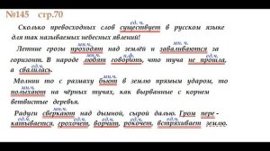 ГДЗ 4 класс, Русский язык, Упражнение. 145  Канакина В.П Горецкий В.Г Учебник, 2 часть