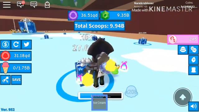 Новая локация и как собрать 10 ключей в ROBLOX ice-cream simulator смотреть онлайн