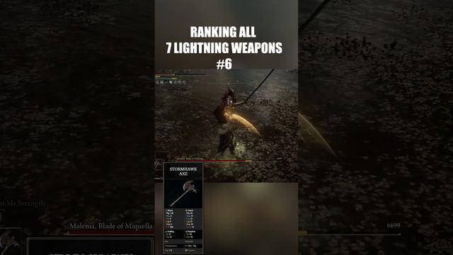 Lightning Weapons Ranked. 6 Stormhawk Axe #eldenring #eldenringgameplay смотреть онлайн
