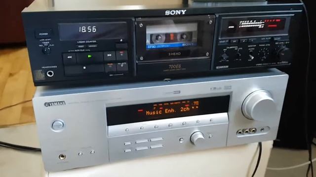 Воспроизведение стерео звука на ресивере Yamaha модель HTR-5940 смотреть онлайн