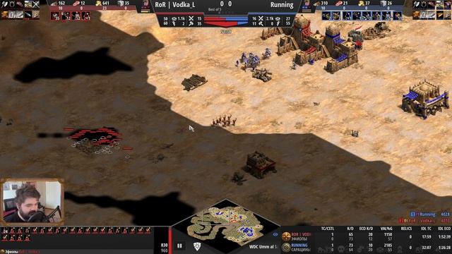 Вся карта — это пустыня без деревьев! Невероятный турнирный матч в Age of Empires 2 смотреть онлайн