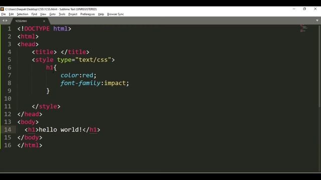 CSS Tutorial 2022 | Styling By Html Tag Selector Name #6 #selector смотреть онлайн