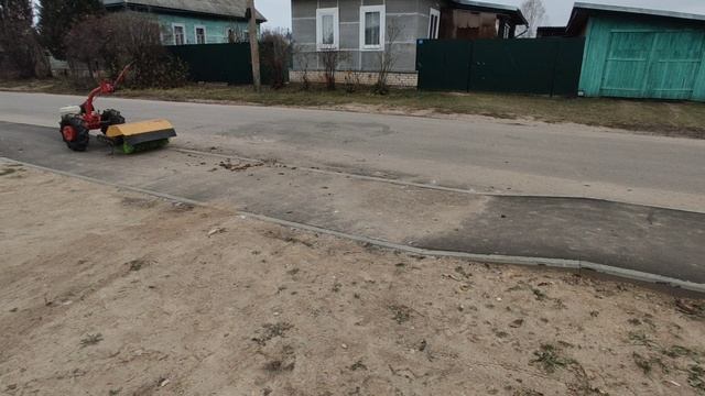 Коммунальная щётка для мотоблока беларус смотреть онлайн