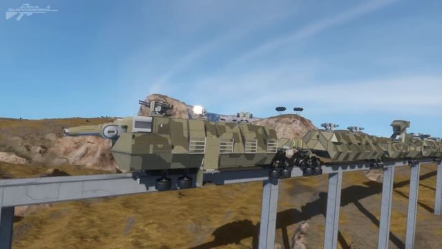 Space Engineers - Armoured Train Destruction