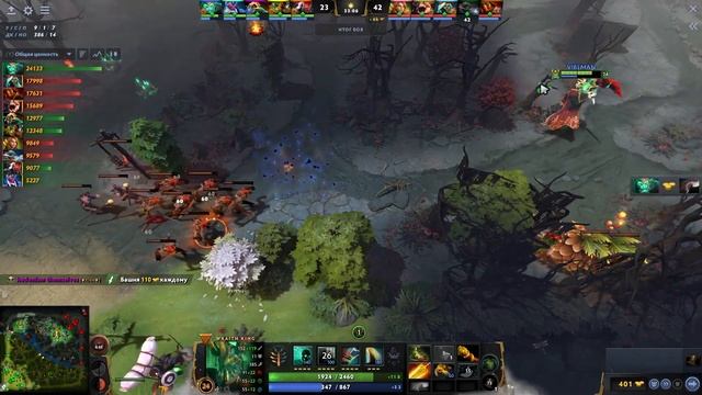 1x9 Врейз Кинг с новым радиансом! Час пота, 60к нетворса. - Daxak Wraith King DOTA 2