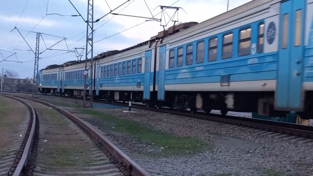 ЭД4М-0496 сообщением Евпатория-Севастополь+приветливая бригада! [ЯНВАРЬ КЖД 2023] смотреть онлайн