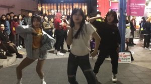 [K-POP in Public]  Full#2 190419 РУССКИЕ ТАНЦУЮТ В КОРЕЕ "RED SPARK" cover dance Hongdae busking