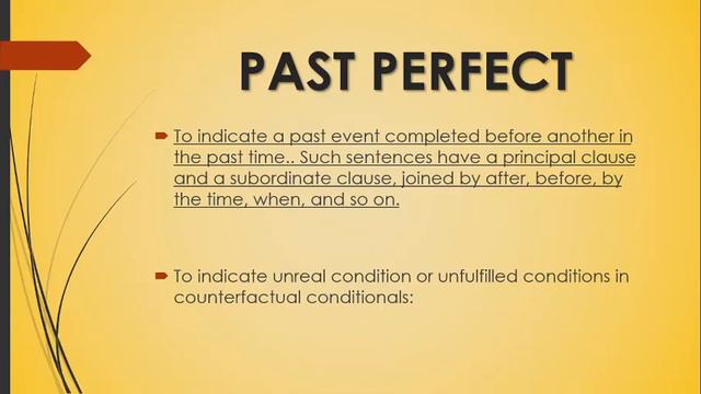 Present and Past Perfect Tenses смотреть онлайн