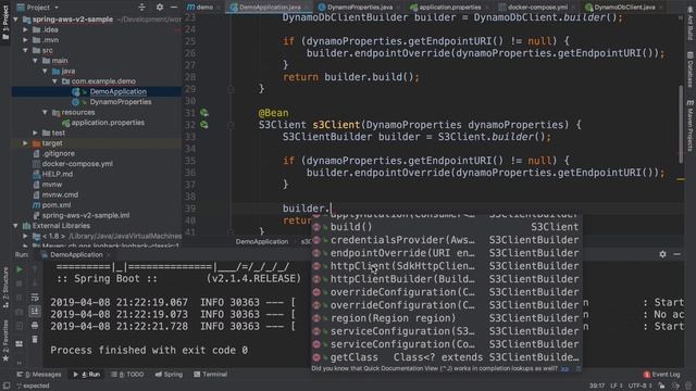 Setting up AWS v2 with Spring Boot and Localstack смотреть онлайн