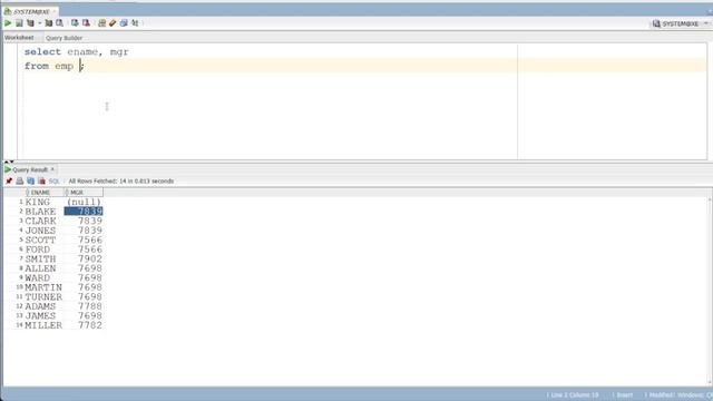 SELF JOIN in Oracle SQL | JOINS | SQL Tutorial in Telugu смотреть онлайн