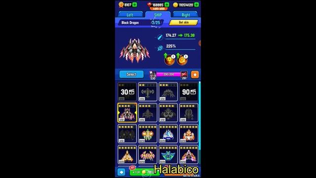 Space Shooter Tips - Black Dragon Upgrades from 1⭐ to 6⭐ смотреть онлайн