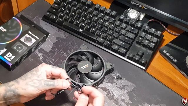 Обзор Вентиляторов с Aliexpres и установка в Deepcool MATREXX 55 MESH ! смотреть онлайн