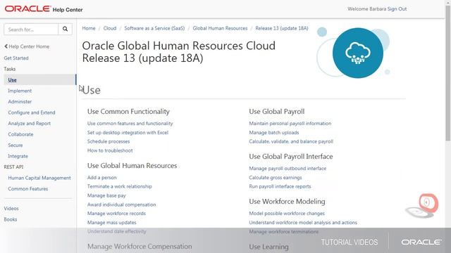 Cross-Product Features | Using the Oracle Help Center смотреть онлайн