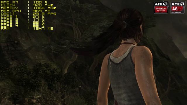 Tomb Raider - AMD APU A8-7600 [BENCHMARK] смотреть онлайн