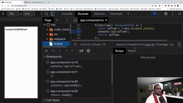 How to debug your Angular app with Chrome dev tools смотреть онлайн