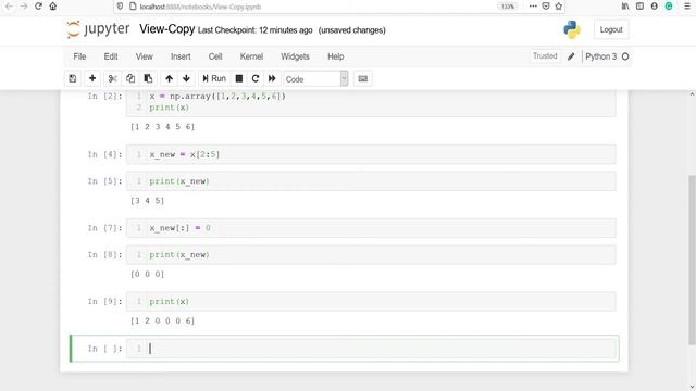 NumPy Copy vs View смотреть онлайн