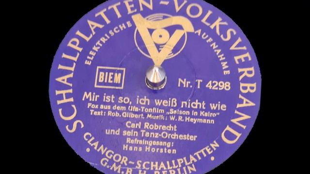 Hans Horsten Erwin Hartung Mir ist so ich weiss nicht wie смотреть онлайн