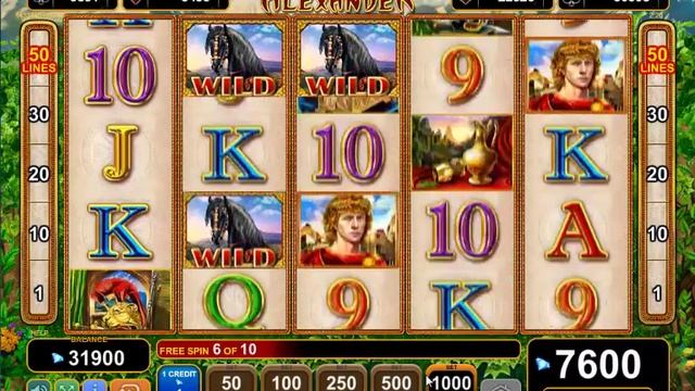 The Story Of Alexander - Slot Machine - 50 lines - Bonus Game - Big Wins смотреть онлайн