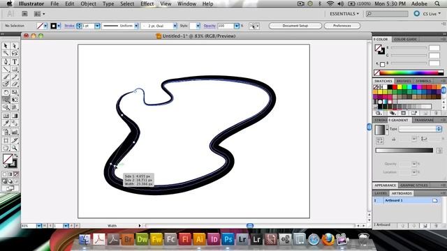 New in CS5: Stroke Width Tool in Illustrator CS5 смотреть онлайн