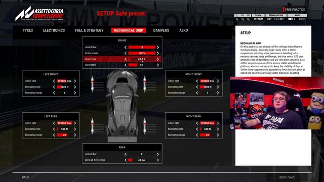 Beginners guide to car setups in Assetto Corsa Competizone смотреть онлайн