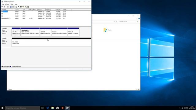 Can't See My New Hard Drive? - Windows 10 Fix - Missing New Hard Drive (DELETES ALL DATA) смотреть онлайн