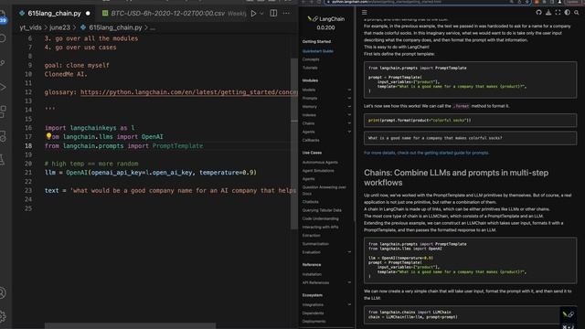 Langchain Documentation - How To use Lang chain Step by Step смотреть онлайн