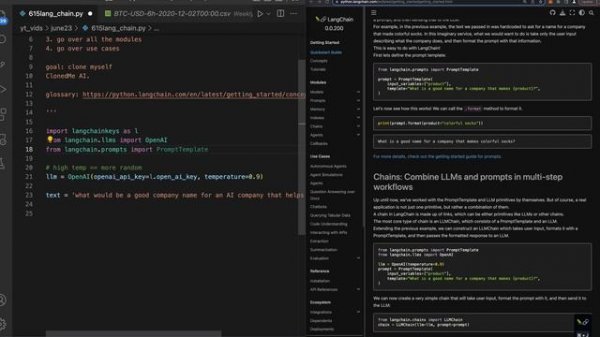 Langchain Documentation - How To use Lang chain Step by Step