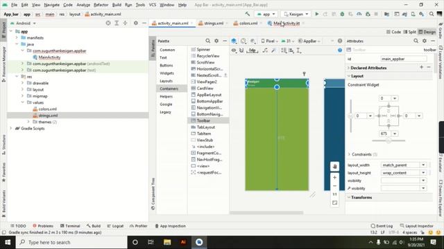 Android Studio | Beginner Tutorial Part 01 | Set Up App Bar | Kotlin смотреть онлайн