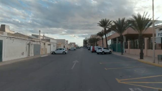 GUARDAMAR del SEGURA, Spain. Driving Downtown/Conducir por la ciudad. 4K 60fps смотреть онлайн