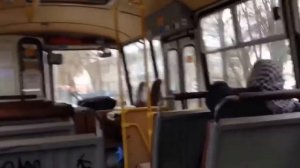 Автобус едет в парк 720p